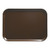 Cambro 3046116 11.81" x 18.13" Brazil Brown Rectangular Fiberglass Metric Camtray - 12/Case