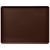 Cambro 1418D116 14" X 18" Rectangular Brazil Brown Dietary Tray - 12/Case
