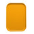 Cambro 1015504 10" x 15" Mustard Fiberglass Rectangular Camtray - 24/Case