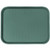 Cambro 1216FF119 11.88" x 16.13" Sherwood Green Rectangular Polypropylene Rigid Bottom Textured Surface Fast Food Tray - 24/Case