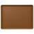 Cambro 1216D513 12" X 16" Rectangular Bay Leaf Brown Dietary Tray - 12/Case