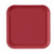 Cambro 1313221 13" x 13" Ever Red Square Fiberglass Metric Camtray - 12/Case