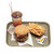 Cambro 1216FF104 11.88" x 16.13" Desert Tan Rectangular Polypropylene Rigid Bottom Textured Surface Fast Food Tray - 24/Case