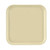 Cambro 1313536 13" x 13" Lemon Chiffon Square Fiberglass Metric Camtray - 12/Case