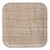 Cambro 1313204 13" x 13" Rattan Square Fiberglass Metric Camtray - 12/Case