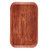 Cambro 1219D309 12" X 19" Rectangular Java Teak Dietary Tray - 12/Case