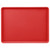 Cambro 1216D221 12" X 16" Rectangular Ever Red Dietary Tray - 12/Case