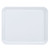 Cambro 2632148 10.44" x 12.75" White GN.5 Size Rectangular Fiberglass Metric Camtray - 12/Case