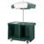 Cambro CVC55519 Kentucky Green 1 Counter Top Well 2 Compartments Camcruiser Vending Cart