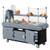 Cambro KVC854426 Black with 4 Pan Wells CamKiosk Cart