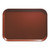 Cambro 3242501 31.9 Cm x 41.9 CmRectangular Metric Real Rust Fiberglass Camtray - 12/Case