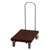 Cambro 2030UT131 600 Lb. Load Capacity Dark Brown Utility Truck with Chrome Handle