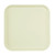 Cambro 1313538 13" x 13" Cottage White Square Fiberglass Metric Camtray - 12/Case