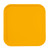 Cambro 1313504 13" x 13" Mustard Square Fiberglass Metric Camtray - 12/Case