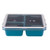 Cambro 911CWC135 9" x 11" x 9/16" Clear Polycarbonate Camwear Lid - 24/Case