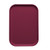 Cambro 1116522 10" x 15" Burgundy Wine Fiberglass Rectangular Camtray - 24/Case