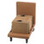 Cambro 2436UTHS157 600 Lb. Load Capacity Coffee Beige Utility Truck with Handle