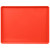 Cambro 1418D510 14" X 18" Rectangular Signal Red Dietary Tray - 12/Case
