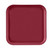 Cambro 1313505 13" x 13" Cherry Red Square Fiberglass Metric Camtray - 12/Case
