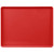 Cambro 1418D221 14" X 18" Rectangular Ever Red Dietary Tray - 12/Case