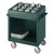 Cambro TDCR12192 38.13" W x 22.75" D x 41.25" H Granite Green Polyethylene Open 12 Compartments Dish Cart & Cutlery Rack