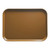 Cambro 3242508 31.9 Cm x 41.9 CmRectangular Metric Suede Brown Fiberglass Camtray - 12/Case