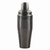 TableCraft Products 10553 3.75" W x 10" H 24 Oz. 3-Piece Black Acid Etch Finish Stainless Steel Cocktail Shaker