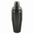 TableCraft Products 10553 3.75" W x 10" H 24 Oz. 3-Piece Black Acid Etch Finish Stainless Steel Cocktail Shaker