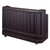 Cambro BAR730110 72.75" W x 26" D x 48" H Black Polyethylene Cambar Portable Bar