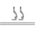 Cambro CBR60S151 60"W x 4.25"H Soft Gray Polypropylene Camshelving Basic Plus End Shelf Rail Kit