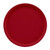 Cambro 1550505 16" Dia. Round Fiberglass Cherry Red Serving Camtray - 12/Case