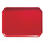 Cambro 1520510 15" x 20.25" Rectangular Fiberglass Signal Red Camtray - 12/Case