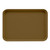 Cambro 1622514 16" x 22" Rectangular Fiberglass Earthen Gold Camtray - 12/Case
