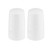 TableCraft Products 10413 2" W x 3 3/8" H 1.25 Oz. White Melamine Pulito Collection Salt & Pepper Shaker - Set