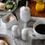 TableCraft Products 10413 2" W x 3 3/8" H 1.25 Oz. White Melamine Pulito Collection Salt & Pepper Shaker - Set