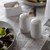 TableCraft Products 10413 2" W x 3 3/8" H 1.25 Oz. White Melamine Pulito Collection Salt & Pepper Shaker - Set