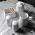 TableCraft Products 10413 2" W x 3 3/8" H 1.25 Oz. White Melamine Pulito Collection Salt & Pepper Shaker - Set
