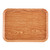 Cambro 1520307 15" x 20.25" Rectangular Fiberglass Light Elm Camtray - 12/Case