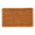 Cambro 3253307 12.75" W x 20.87" D Rectangular Dishwasher Safe Light Elm Camtray - 12/Case