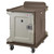 Cambro MDC1520S10D194 30.18" W x 38.25" D x 42.75" H Dual Access Insulated Self Venting Molded-In Marine Rail Granite Sand with Cream Color Doors Meal Delivery Cart