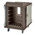 Cambro MDC1520S10D194 30.18" W x 38.25" D x 42.75" H Dual Access Insulated Self Venting Molded-In Marine Rail Granite Sand with Cream Color Doors Meal Delivery Cart