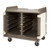Cambro MDC1520S20194 48.5" W x 32.5" D x 43.5" H Low Profile Single Stack Rail System Double Compartment with Self-Draining Bottom Nylon Friction Latches Molded Handles on Both Ends Thick Foam Polyurethane Insulation Granite Sand Meal Delivery Cart