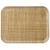 Cambro 3253204 12.75" W x 20.87" D Rectangular Dishwasher Safe Rattan Camtray - 12/Case