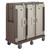 Cambro MDC1418T30194 60" W x 29.25" D x 63.63" H Tall Profile (3) Doors 3-Compartments Holds (30) 14" x 18" Trays Heavy Duty Nylon Handles 6" Stainless Steel Casters Granite Sand with Cream Color Door Meal Delivery Cart