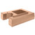 Cambro R1000LCD157 15.38" W x 19.5" D x 4.5" H Fits 100LCD and UC100 Coffee Beige Riser