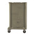 Cambro MDC1418T16194 28" W x 36.5" D x 58.13" H Tall Profile (1) Door 2-Compartments Molded-In Handles 6" Stainless Steel casters Granite Sand with Cream Color Door Meal Delivery Cart