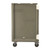Cambro MDC1418T16194 28" W x 36.5" D x 58.13" H Tall Profile (1) Door 2-Compartments Molded-In Handles 6" Stainless Steel casters Granite Sand with Cream Color Door Meal Delivery Cart