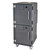 Cambro PCUPCSP615 28" W x 36.5" D x 66" H Electric Bottom Cold Only Front Loading Heavy Duty Tamper Resistant Casters Charcoal Gray Security Package Pro Cart Ultra Ambien/Cold Food Pan Carrier - 110 Volts 1-Phase