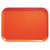 Cambro 3343222 13" W x 17" D Rectangular Dishwasher Safe Orange Pizzazz Camtray - 12/Case