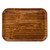 Cambro 3753309 14.56" W x 20.87" D Rectangular Dishwasher Safe Java Teak Camtray - 12/Case